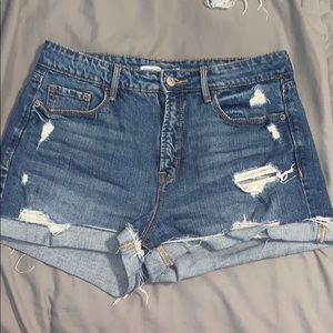 Old Navy high rise jean shorts
